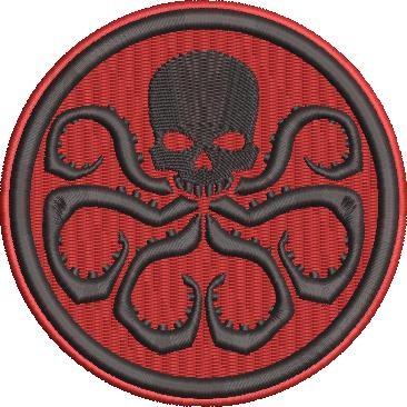 Red Hydra Skull Logo Red Hydra Skull Logo