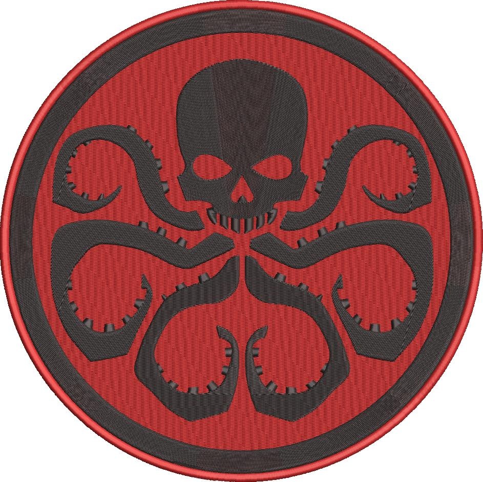Red Hydra Skull Logo Red Hydra Skull Logo