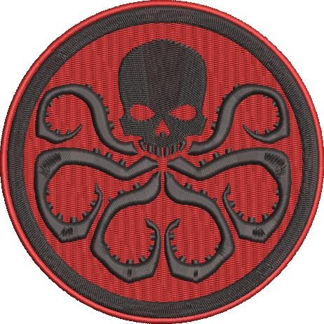 Red Hydra Skull Logo Red Hydra Skull Logo