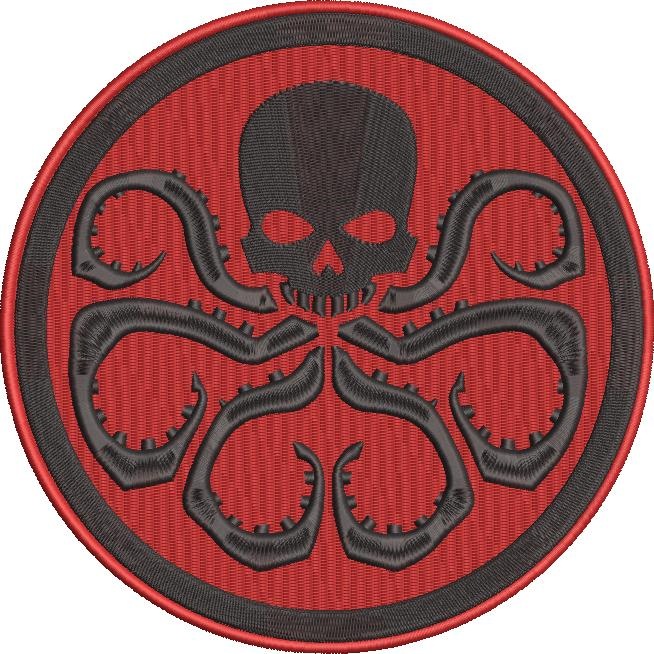 Red Hydra Skull Logo Red Hydra Skull Logo