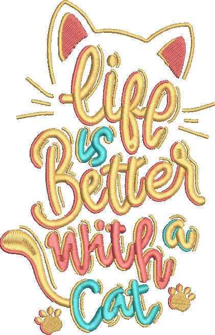 Life Is Better With Cats Quote Life Is Better With Cats Quote