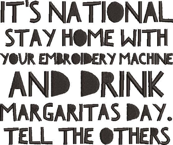 Stay Home With Your Embroidery Machine Stay Home With Your Embroidery Machine