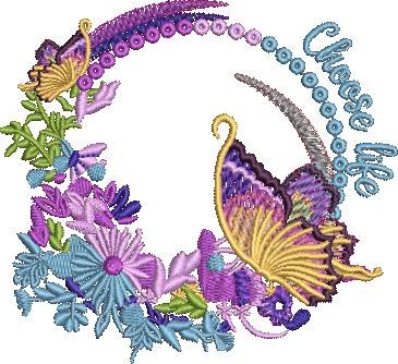 Floral Frame Choose Life Floral Frame Choose Life