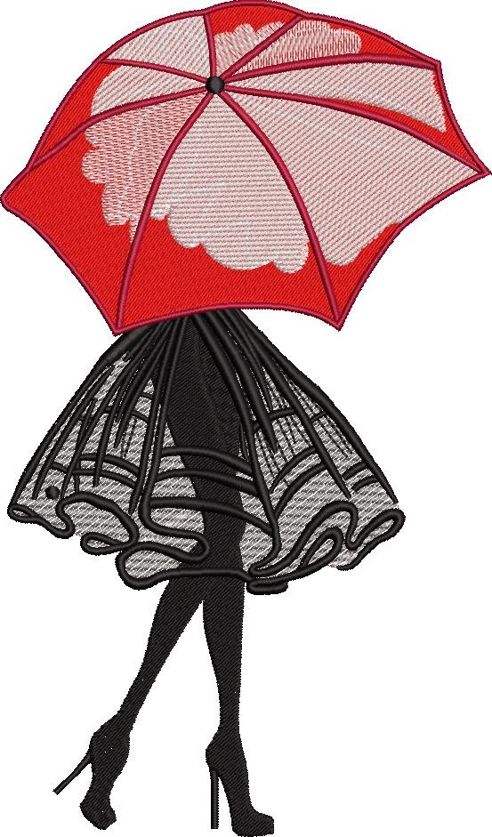 Red Umbrella Girl