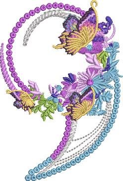 Floral Number 9 Floral Number 9