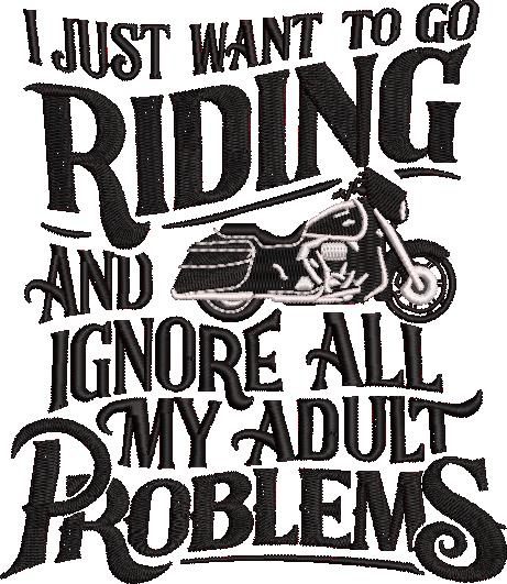 Go Riding Funny Quote