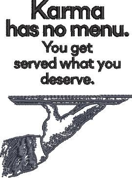 Karma Has No Menu
