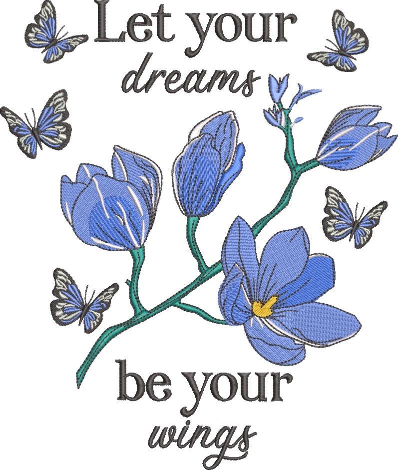 Let Your Dreams Motivational Quote Let Your Dreams Motivational Quote