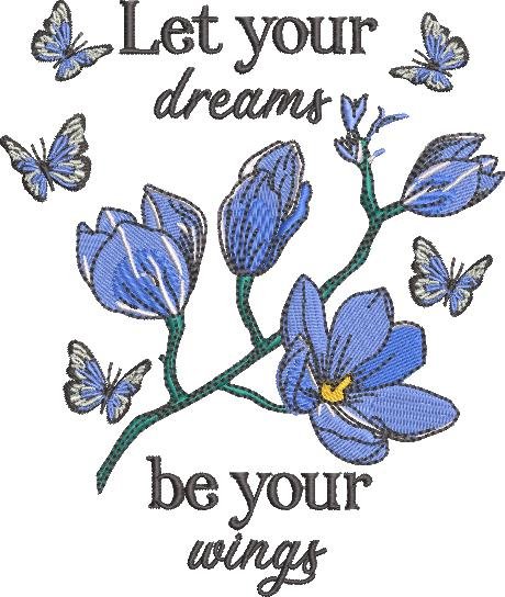 Let Your Dreams Motivational Quote Let Your Dreams Motivational Quote