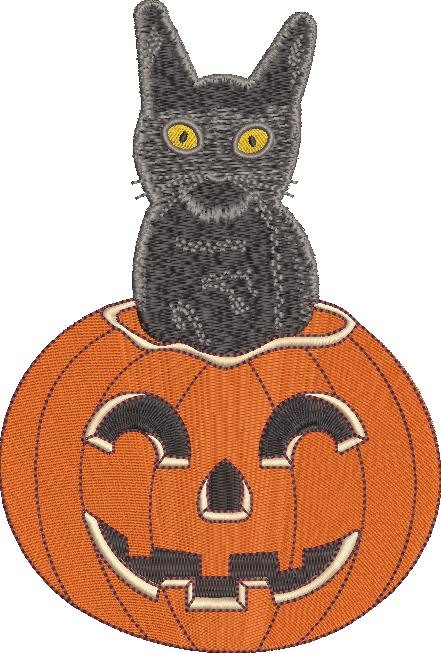 Black Cat In Jack O Lantern Black Cat In Jack O Lantern