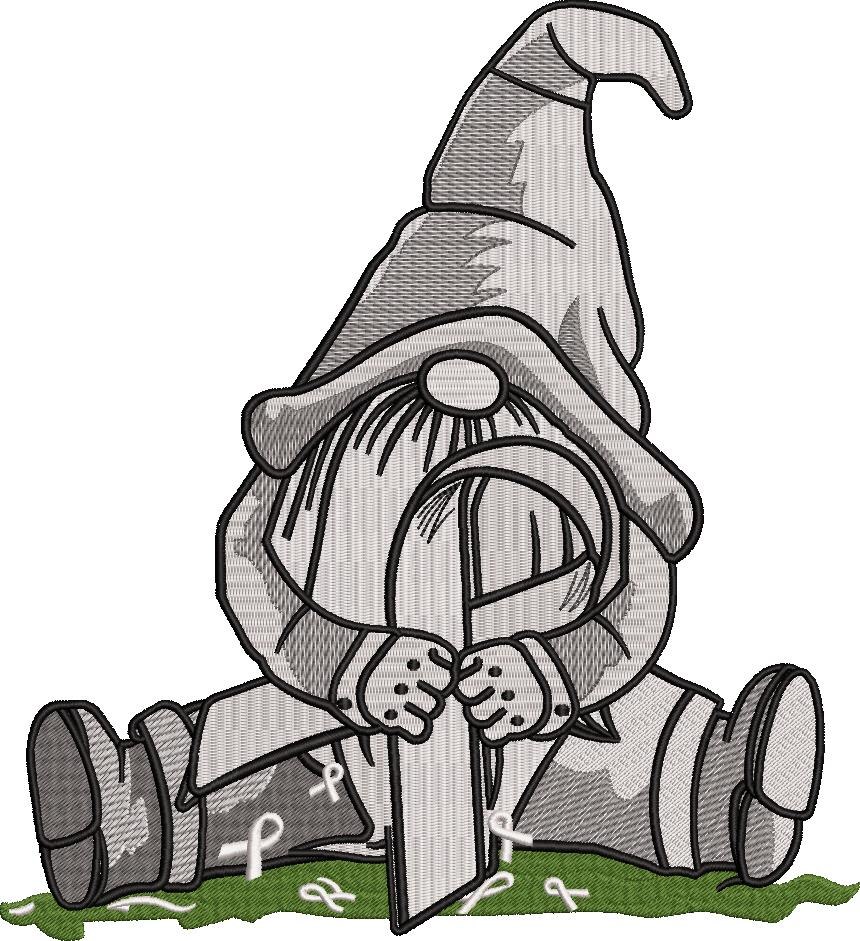 Cancer Awareness Gnome Cancer Awareness Gnome