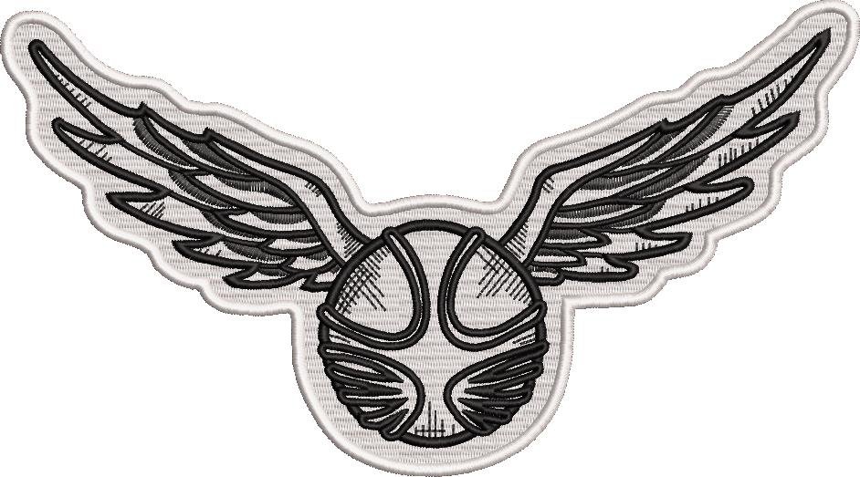 Embroidered Snitch Pattern Embroidered Snitch Pattern