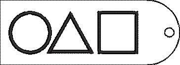 Deadly Game Symbols Key Fob Deadly Game Symbols Key Fob