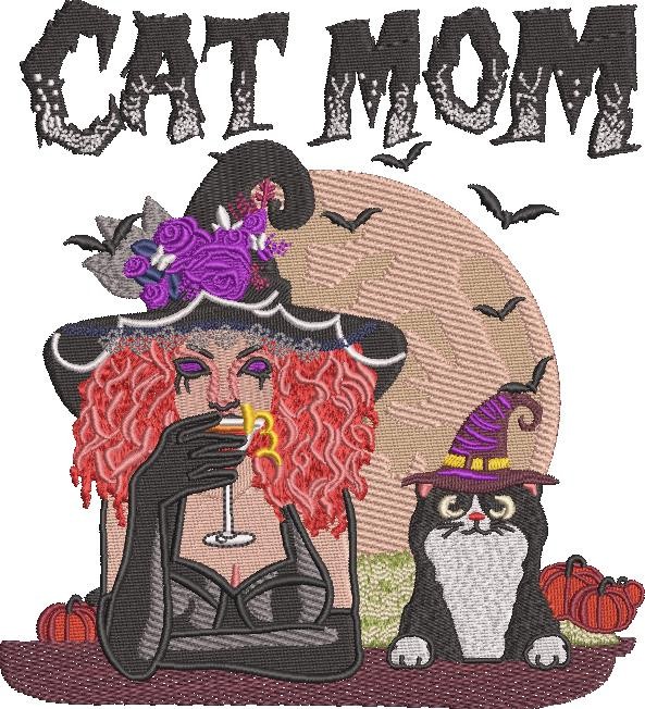 Witch Cat Mom 