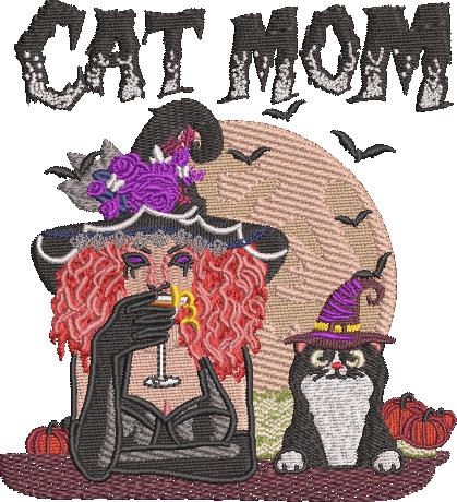 Witch Cat Mom 
