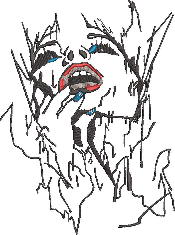 Artistic Girl Face