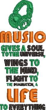 Music Gives A Soul To The Universe Quote Music Gives A Soul To The Universe Quote