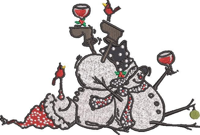 Drunk Christmas Snowmen Drunk Christmas Snowmen