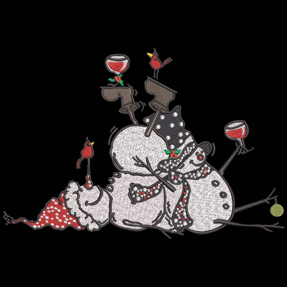 Drunk Christmas Snowmen Drunk Christmas Snowmen