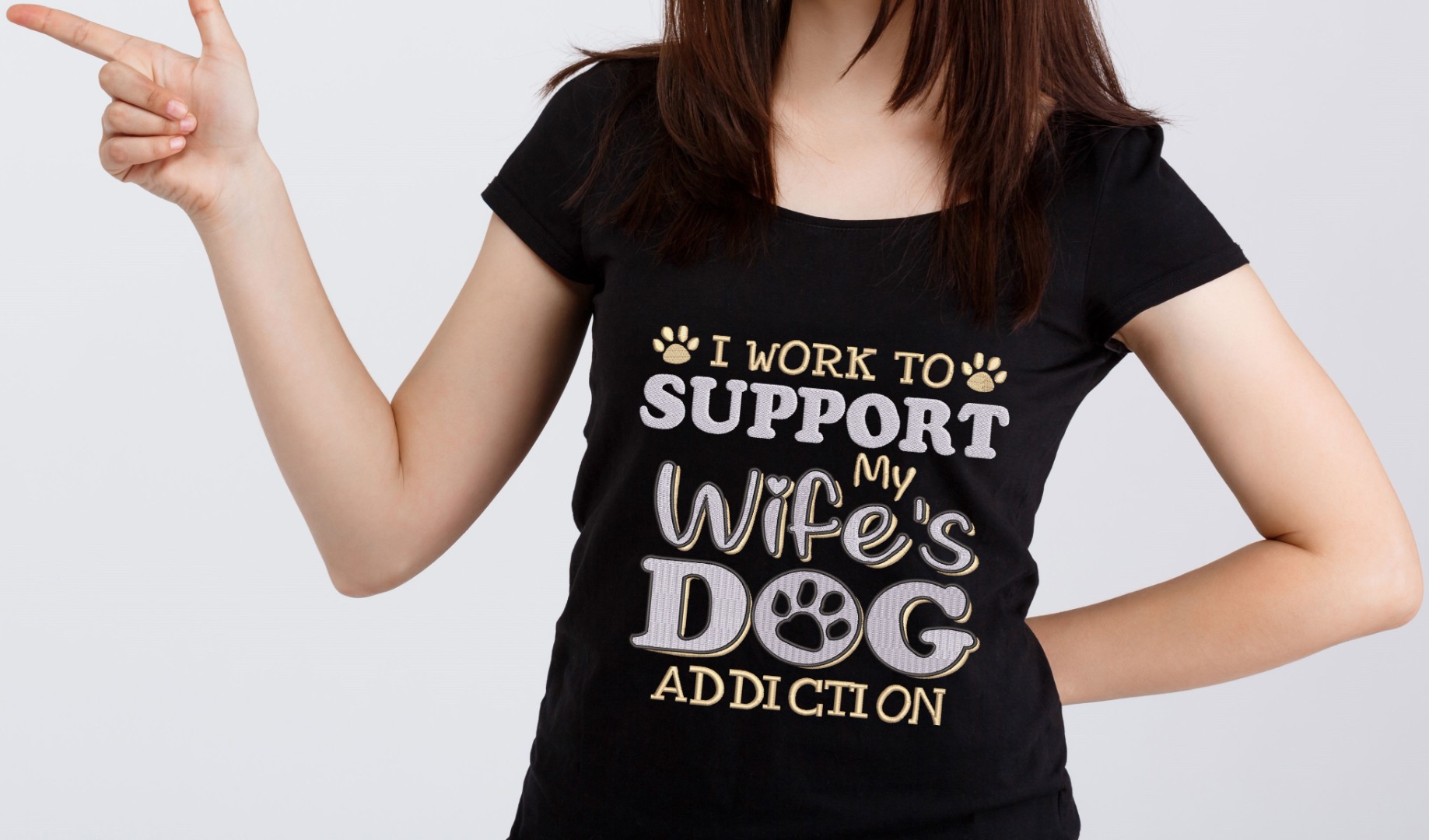 I Work To Support To My Wife's Dog Addiction