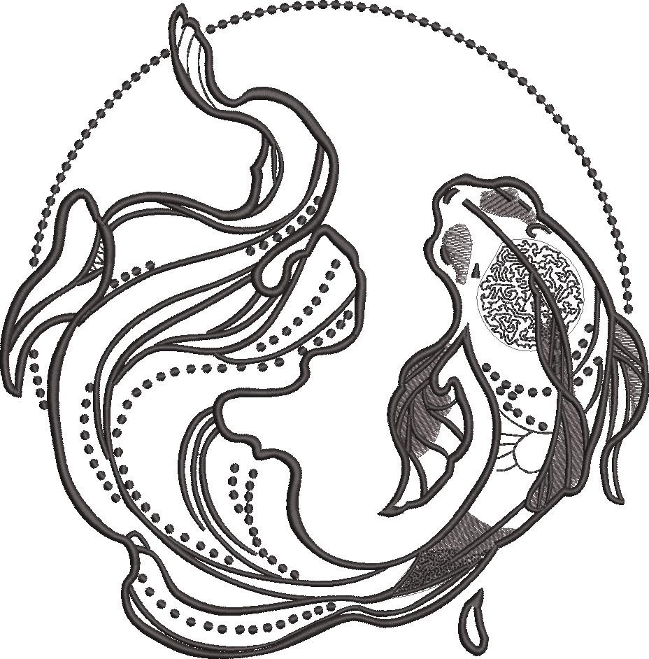 Artistic Fish Pattern