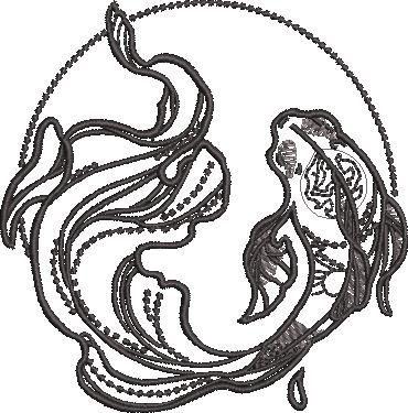 Artistic Fish Pattern