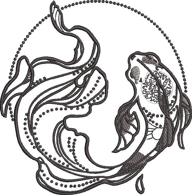Artistic Fish Pattern