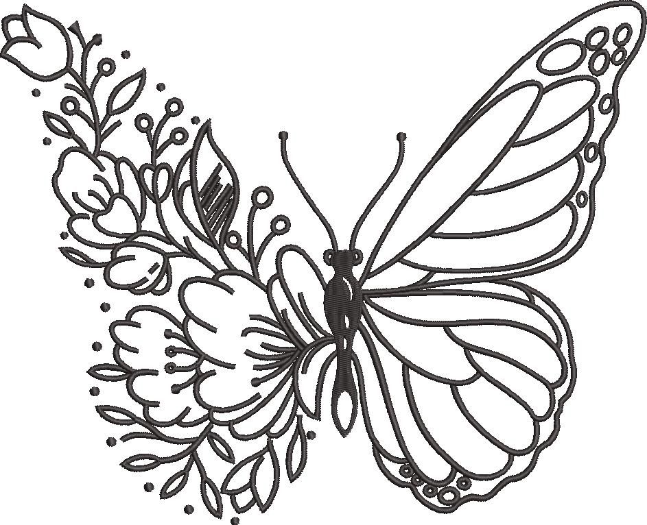 Floral Butterfly