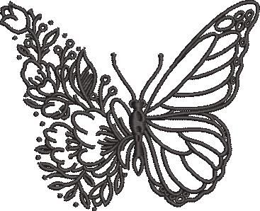 Floral Butterfly