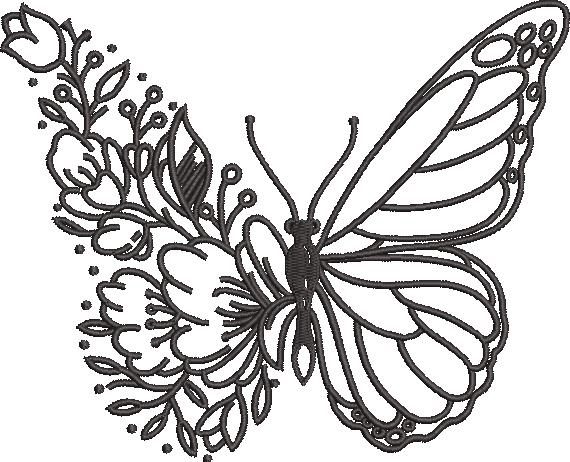 Floral Butterfly