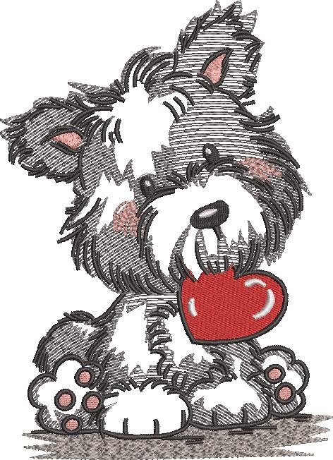 Dog With Heart Dog With Heart