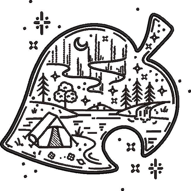 Scenery In A Leaf