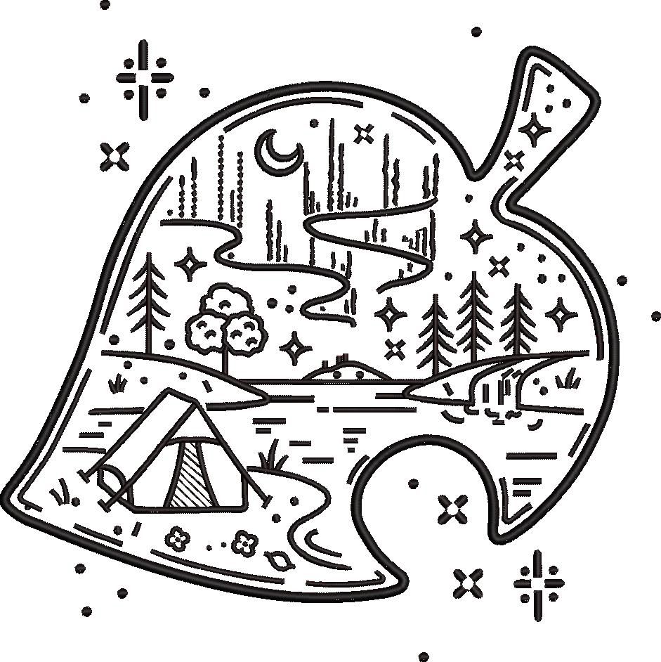 Scenery In A Leaf