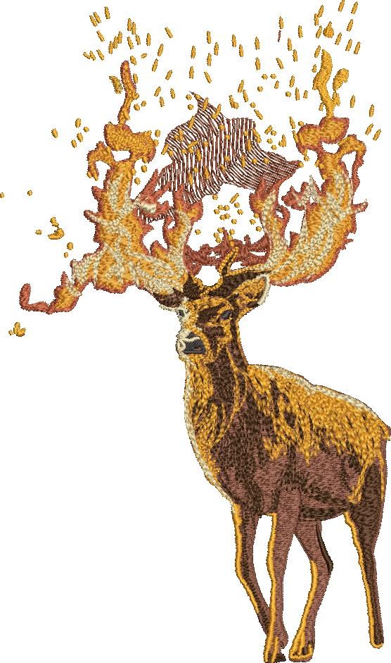 Fire Reindeer