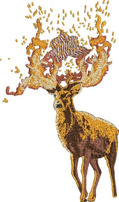 Fire Reindeer