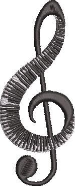 Music Symbol Embroidery Design Music Symbol Embroidery Design