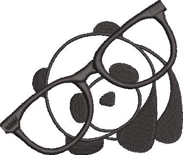 Panda With Large Glasses Panda With Large Glasses
