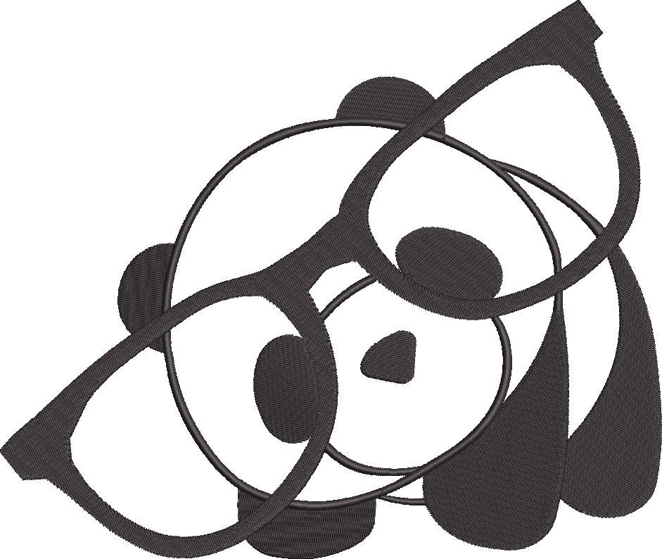 Panda With Large Glasses Panda With Large Glasses