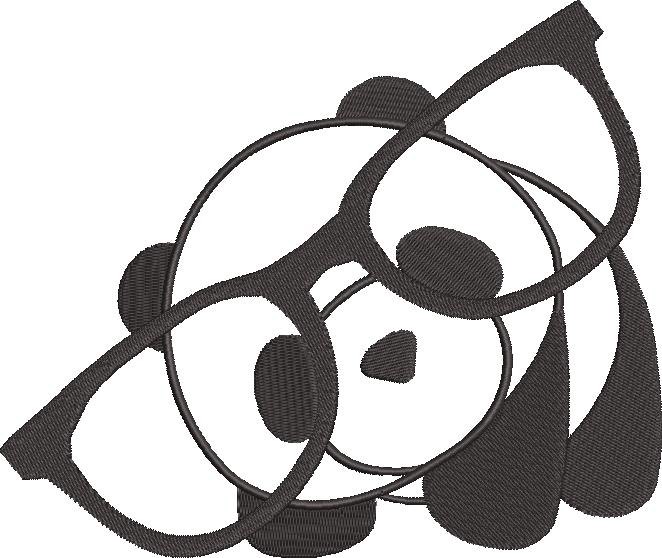 Panda With Large Glasses Panda With Large Glasses