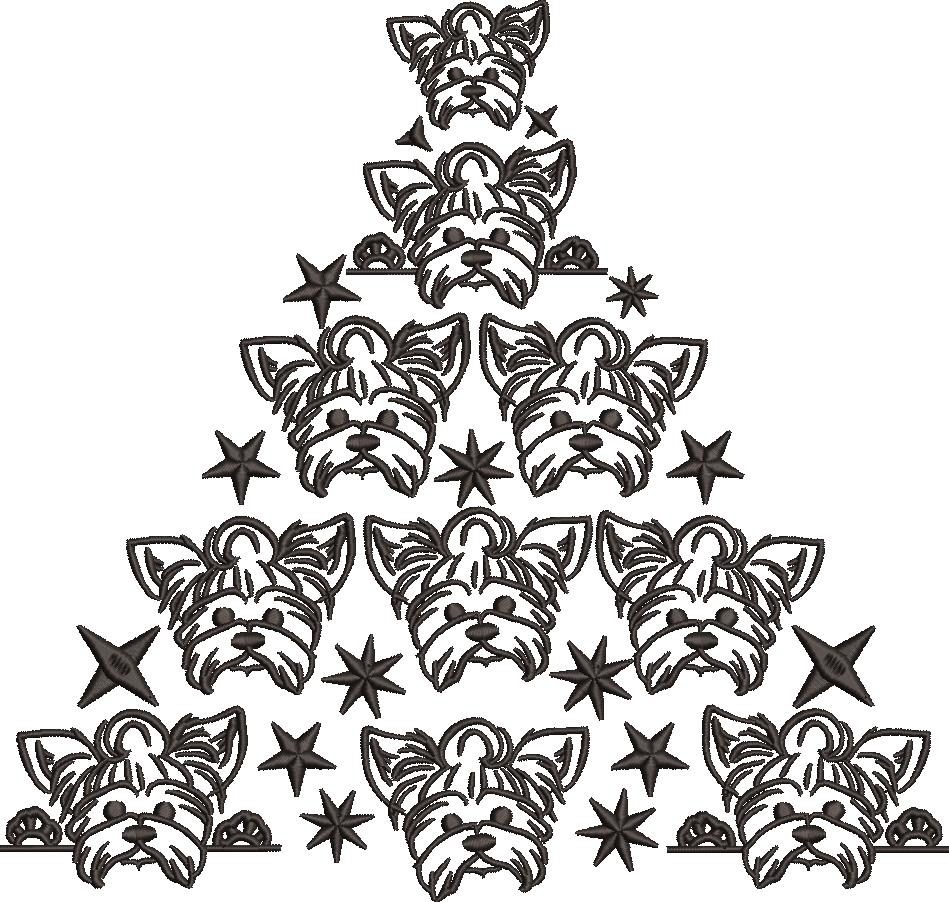 Shih Tzu Christmas Tree Shih Tzu Christmas Tree