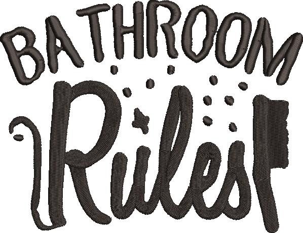 Bathroom Rules Bathroom Rules