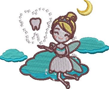 Cute Tooth Fairy Pattern
