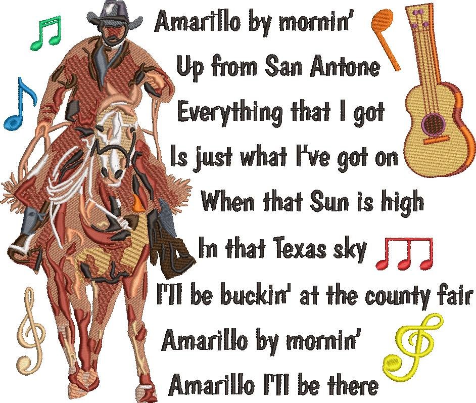 Amarillo By Mornin' Lyrics Amarillo By Mornin' Lyrics