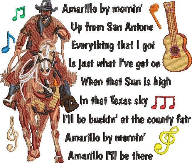 Amarillo By Mornin' Lyrics Amarillo By Mornin' Lyrics