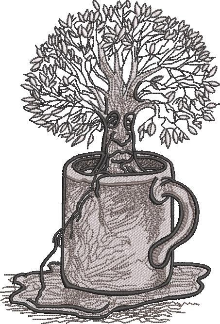 Tree In Cup