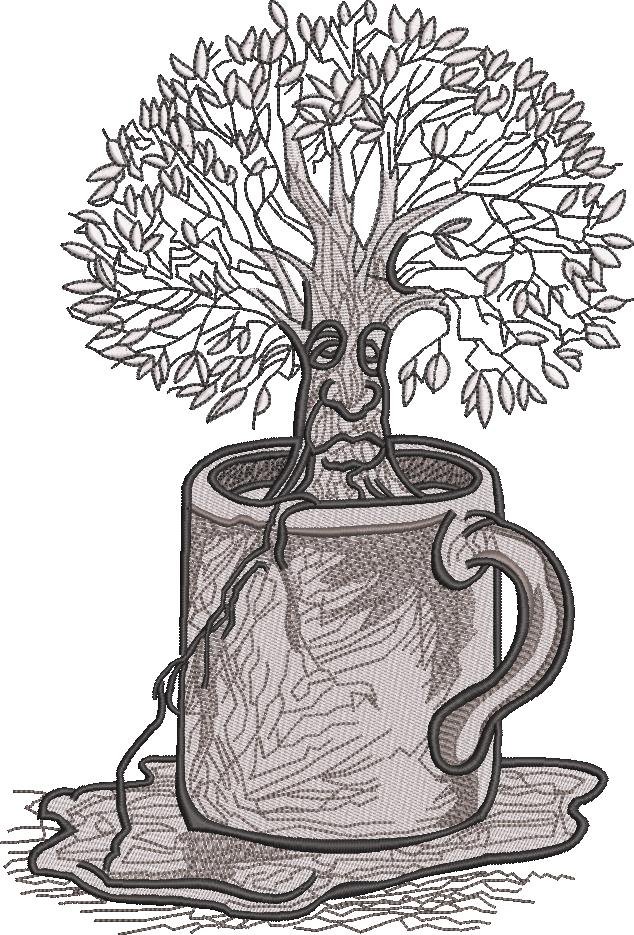 Tree In Cup