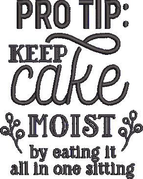 Keep Cake Quote