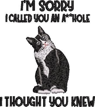 I'm Sorry Cat Quote I'm Sorry Cat Quote