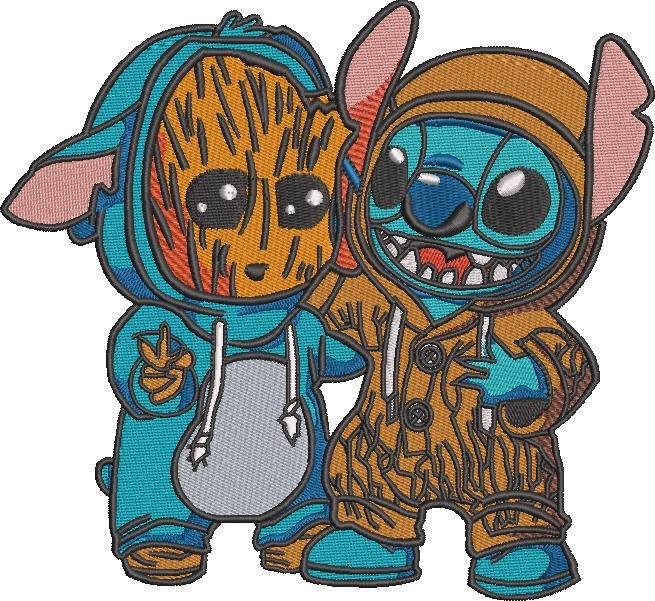 Tree Alien And Blue Alien Tree Alien And Blue Alien