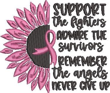 Support the Fighters Cancer Awareness Quote